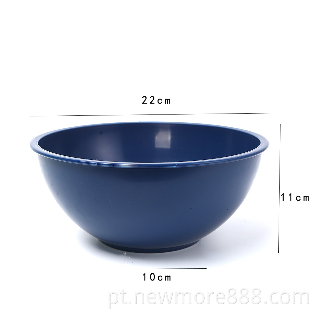 6pcs Plastic Mixing Salad Bowl